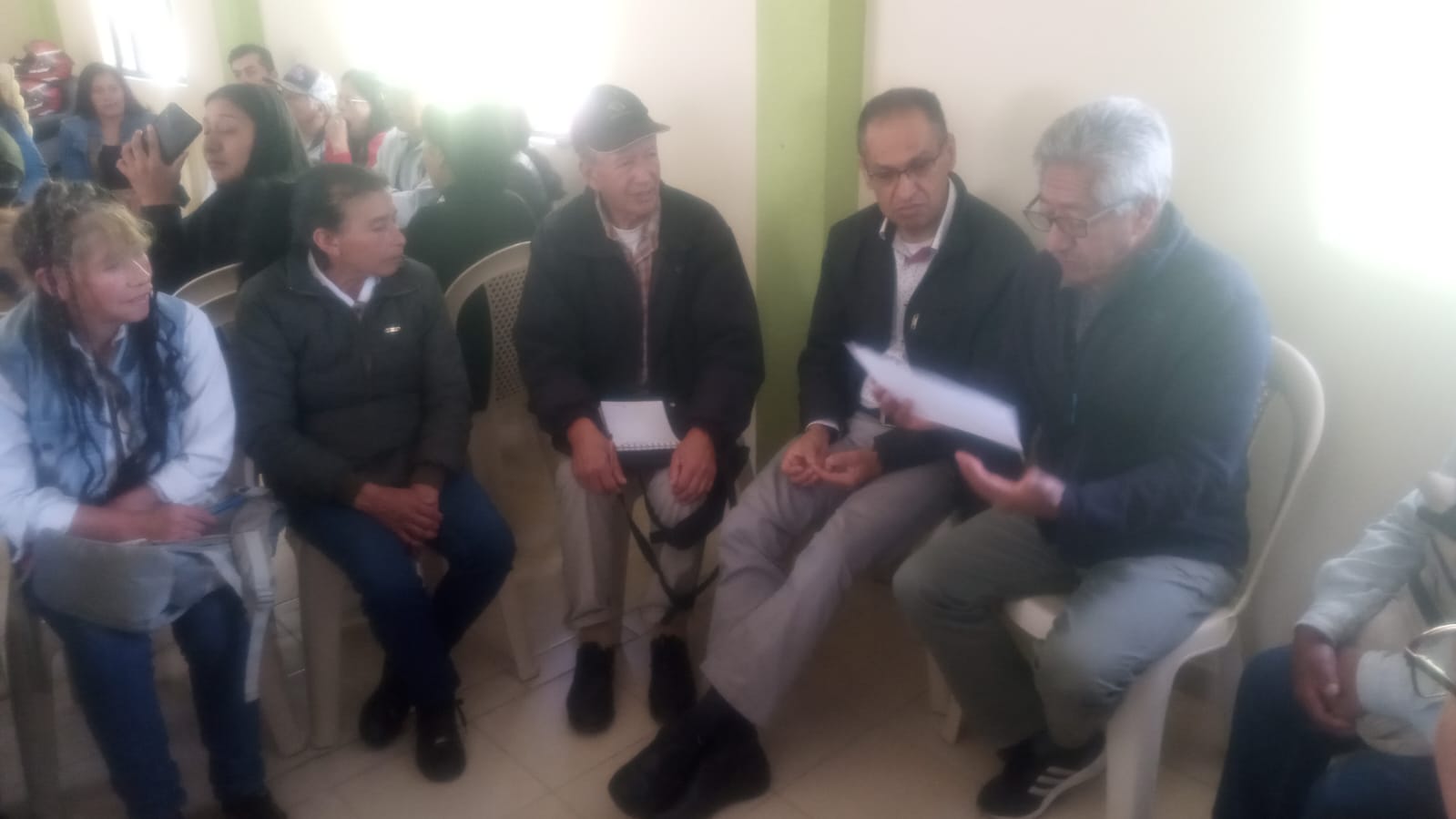 Comunidad receptiva ante llamado a Reuniones